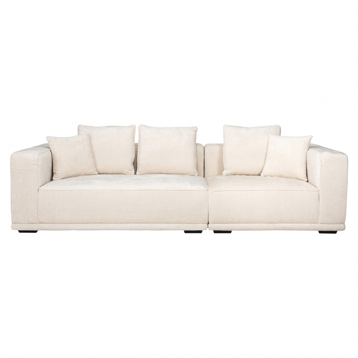 Canapea Lusso 3 locuri bej chenille (Niagara 902 bej) [4]