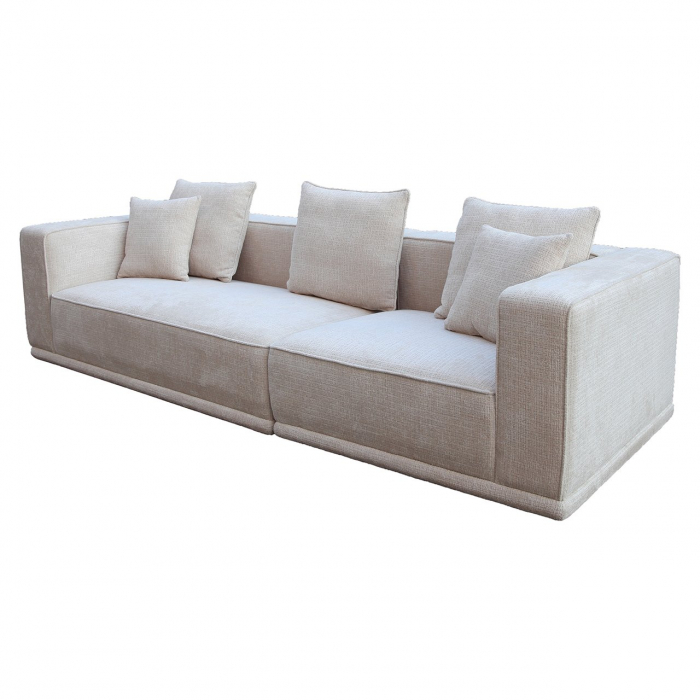 Canapea Lusso 3 locuri bej chenille (Niagara 902 bej) [1]