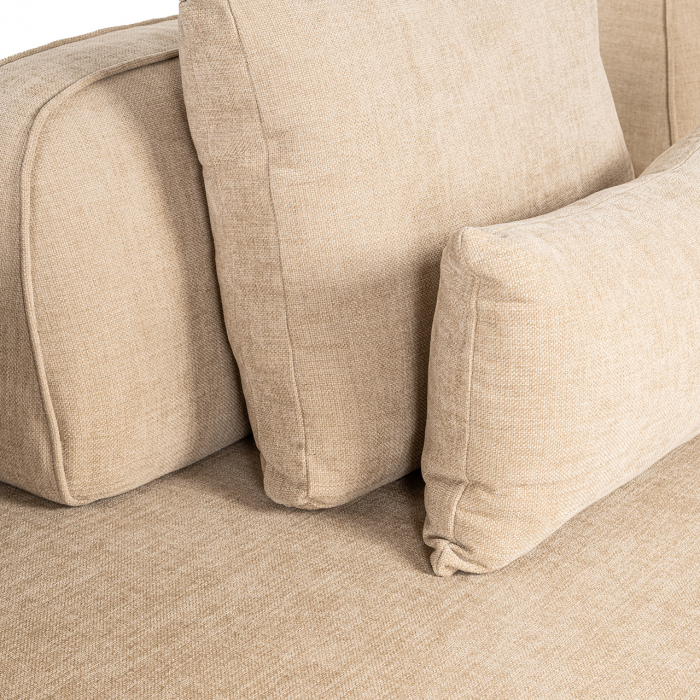 Canapea Tudor cu spătar detașabil, (Sand olympus), Dims: 80.0 x 318.0 x 205.0 cm [8]