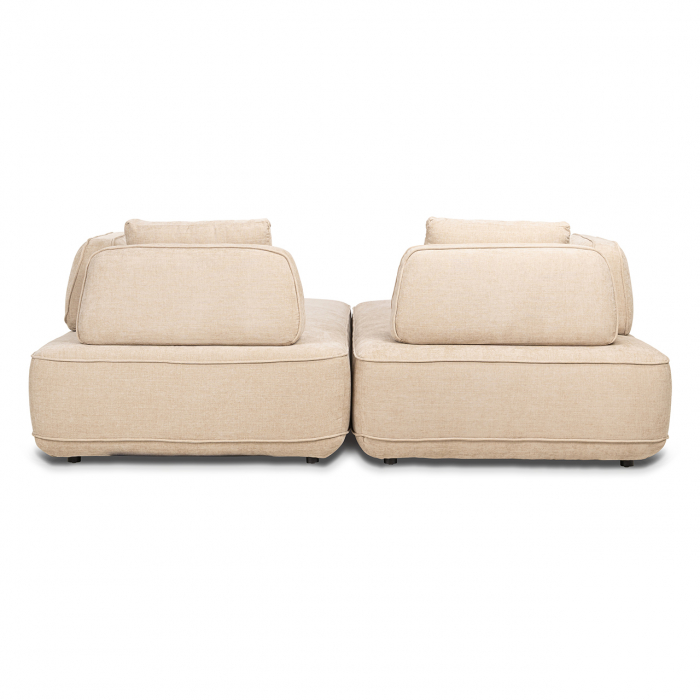 Canapea Tudor cu spătar detașabil, (Sand olympus), Dims: 80.0 x 318.0 x 205.0 cm [11]