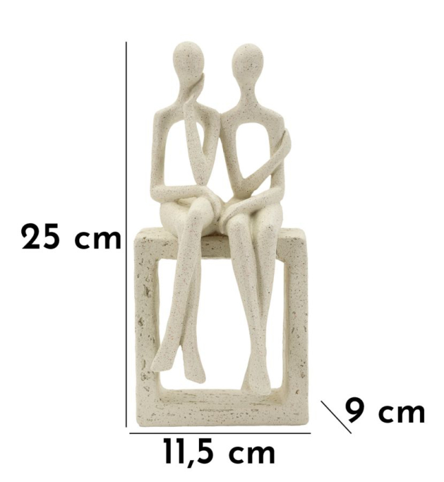 Statueta cuplu Stons 11,5x9x25 cm  [9]