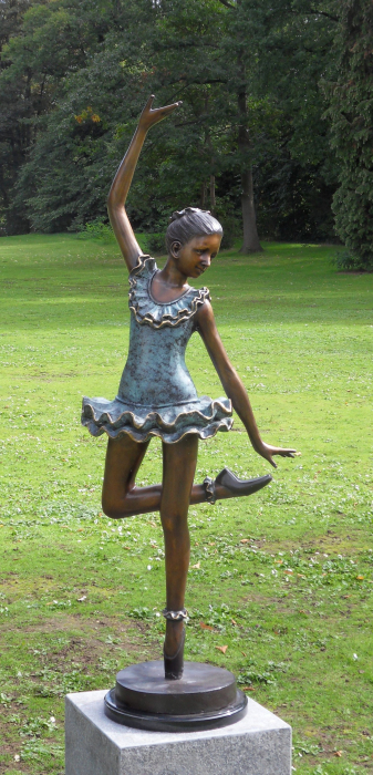 Statuie balerina, Bronz, 138 X 56 X 36 cm