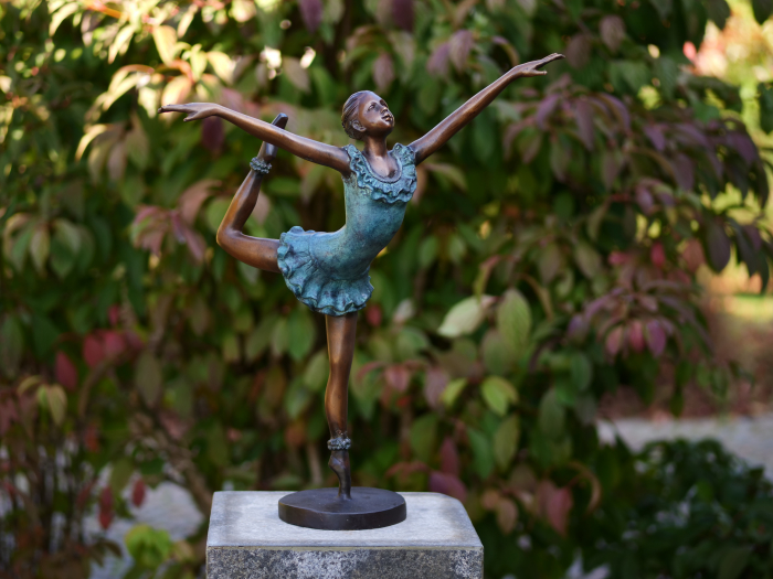 Statuie balerina, Bronz,54 X 15 X 43 cm