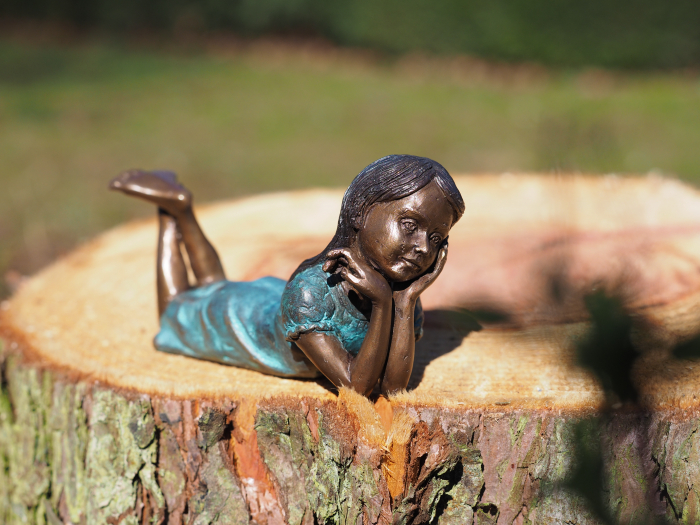 Statuie bronz, Fată 7 x 5 x 15 cm [3]