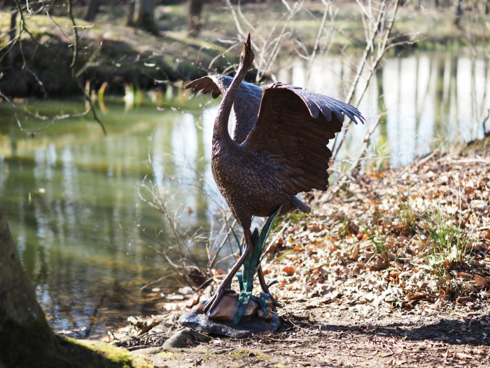 Statuie bronz, Heron (fântână) [3]