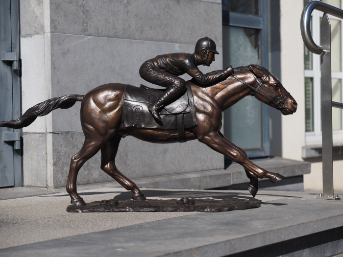 Statuie bronz, Jocheu pe cal  [5]