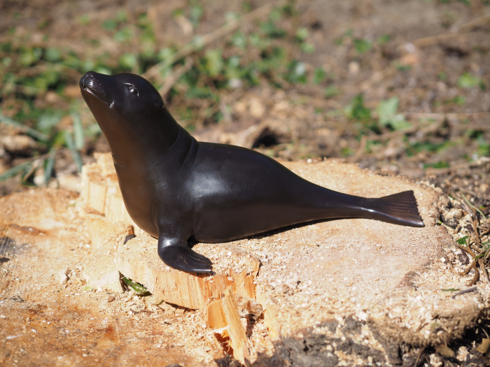 Statuie bronz, Leu de mare (fântână)  [6]