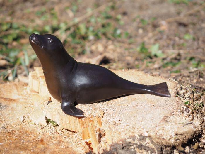 Statuie bronz, Leu de mare (fântână)  [5]