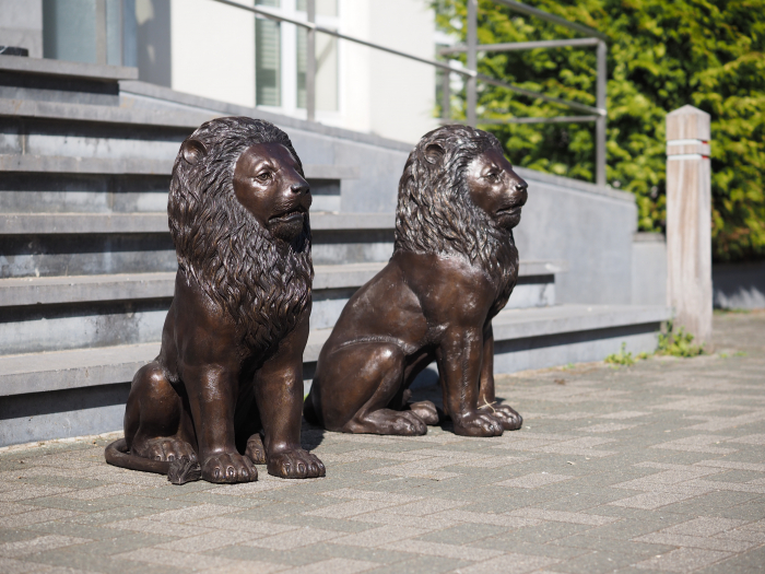 Statuie bronz, Leu șezând [3]