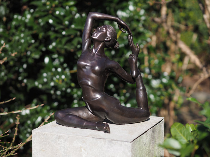 Statuie bronz, Yoga 33 x 21 x 24 cm [3]