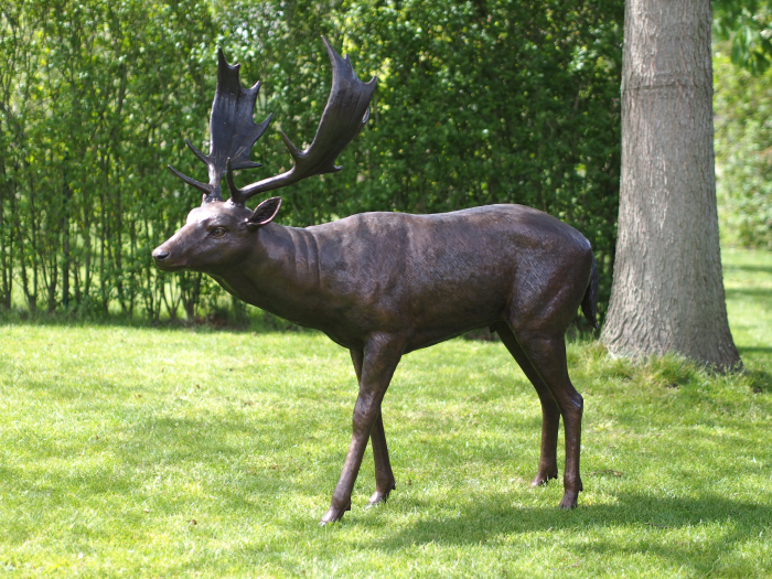 Statuie cerb, Bronz,145 X 65 X 145 cm