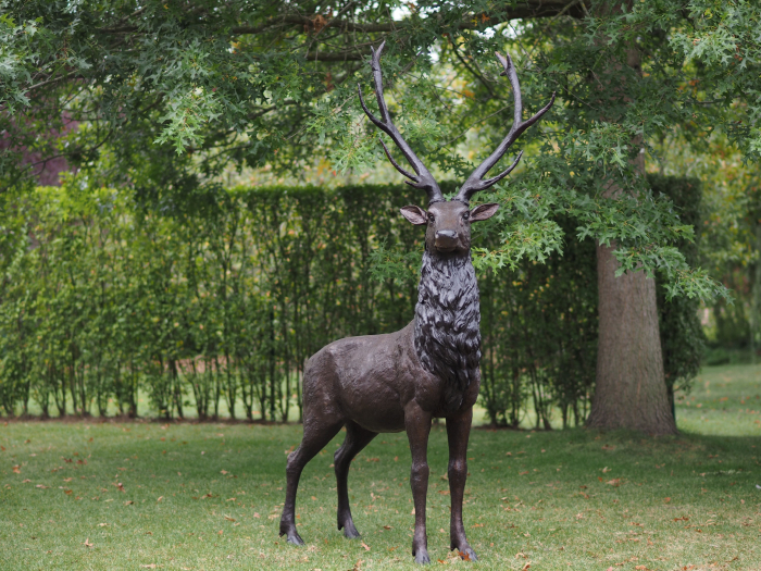 Statuie cerb, Bronz, 216 X 66 X 112 cm [2]