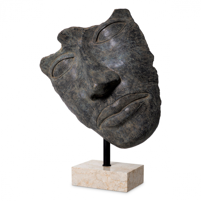 Statuie Head Heros, finisaj din bronz , Dims: L. 30.5 | W. 69 | H. 95  (CM) [1]