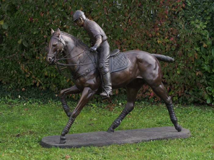 Statuie calaret pe cal, Bronz, 152 X 65 X 180 cm