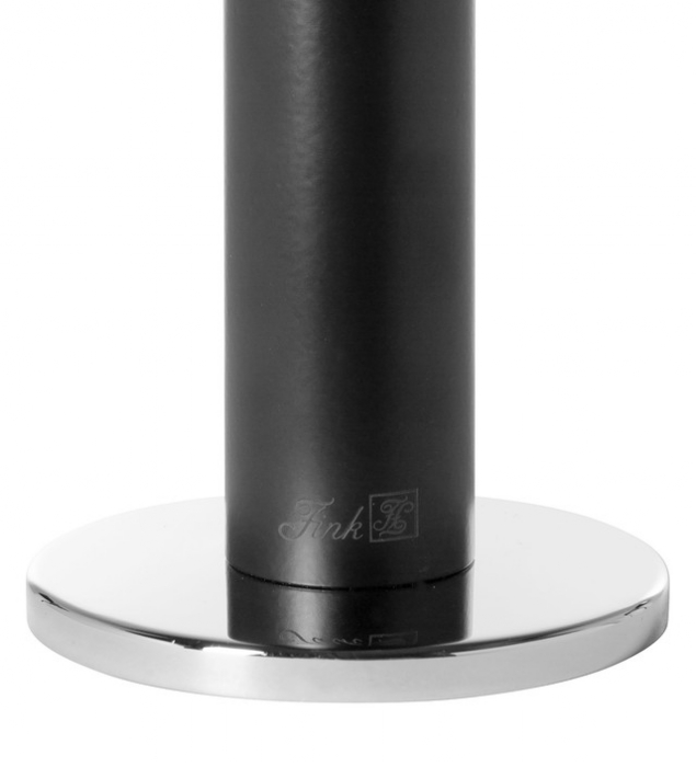 STRATO, Suport lumânare, vopsit cu pulbere neagră, nichel, h. 18 cm [4]