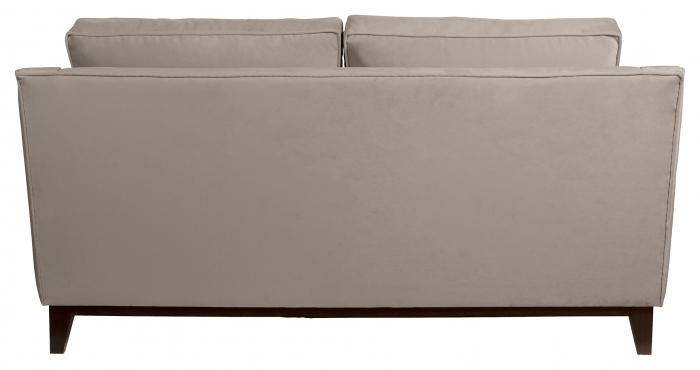 STUART, Canapea, velvet, crem, picioare de lemn,180x94x100 cm [5]