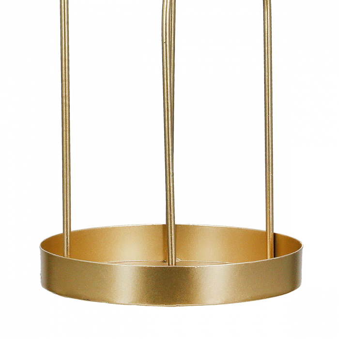 Suport de bijuterii, Modern, Metal, auriu, PU 3, L. 13 cm, L. 13 cm, H. 30,5 cm [3]