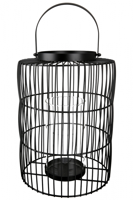 Suport de lumanare, metal, Cage [2]
