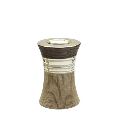 Suport lumanare Bradora, Ceramica, Multicolor, 8.5x13x8.5 cm [2]