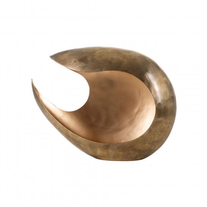 Suport lumanare Chenna, Fier, Auriu, 17x23x9 cm [4]