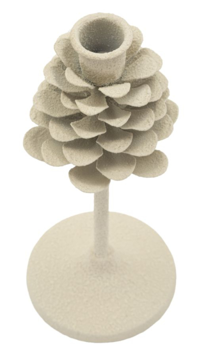 Suport lumanare, Con de pin, dunes cm ø 9,5x22,5  [2]
