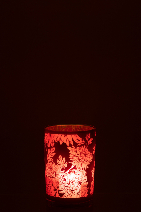 Suport lumânare, Flower, Roșu L [3]