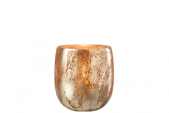 Suport lumanare Glass, Sticla, Multicolor, 16x16x16 cm [3]