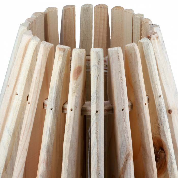 Suport lumanare, Koivu, Lemn, ecru, PU 2, H. 25 cm, D. 19 cm [3]