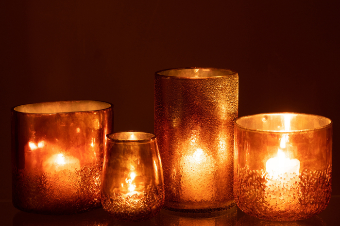 Suport lumânare, Mirror Auriu Xl [6]