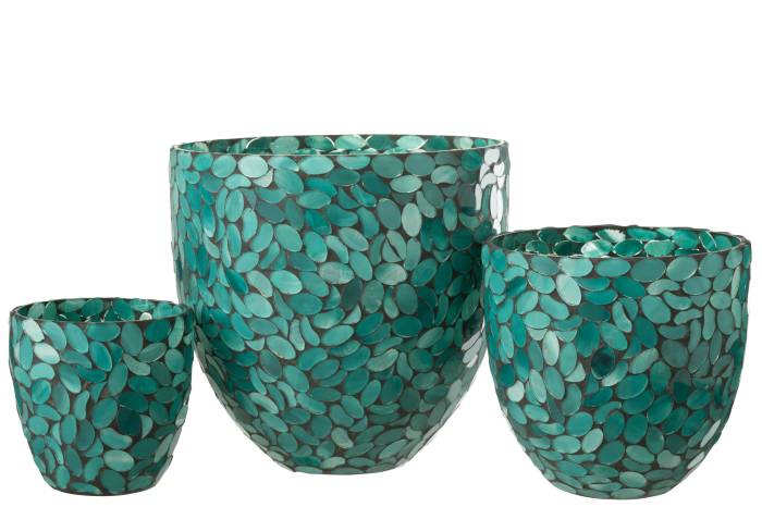 Suport lumânare, Mozaic Azure L [5]