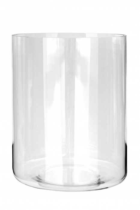 Suport lumanare Otis, Sticla, Transparent, 20x16.50 cm