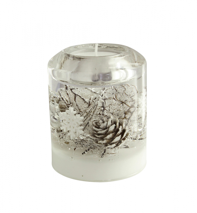Suport lumanare pastila DREAM-candela, sticla, 9x7 cm [2]