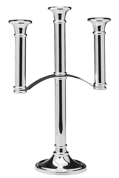 Suport lumanare SATURN, metal placat cu nichel,  30 x 47 cm [2]