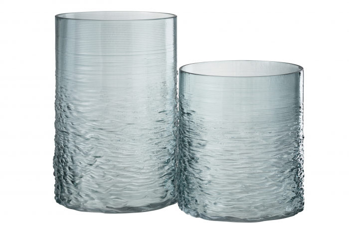 Suport lumanare Sea, Sticla, Transparent, 20.5x20.5x30 cm [4]