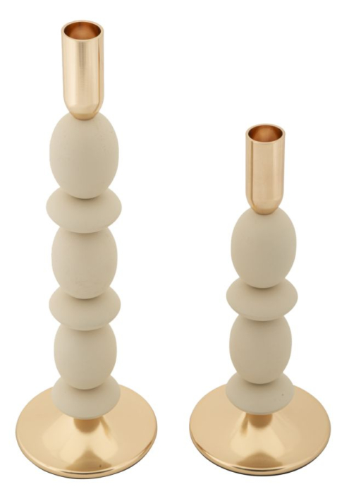 Suport lumanare, Set de 2 buc. cm ø 10x25-10x33,5 [2]