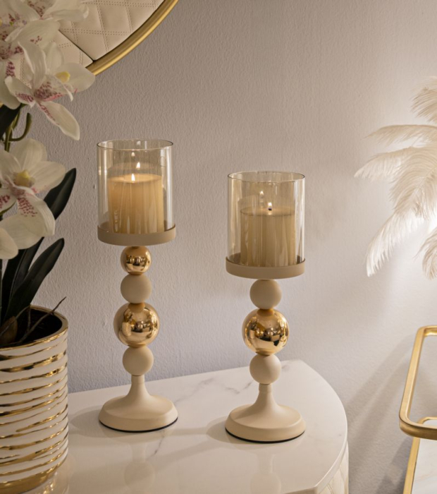 Suport lumanare, Set de 2 buc. cm ø 10x32-10x36 [5]