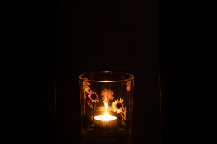Suport lumanare, Tealight, Peggy, Flori, S, L 9| W 9| H 10 cm [3]