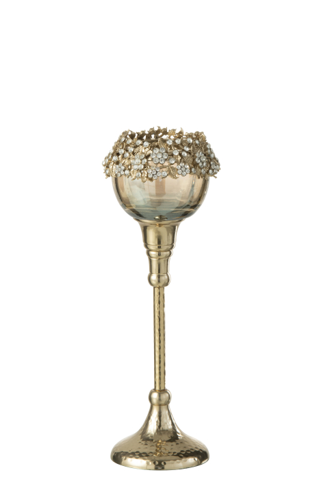 Suport lumânare, Viane Metal/Sticla M [1]