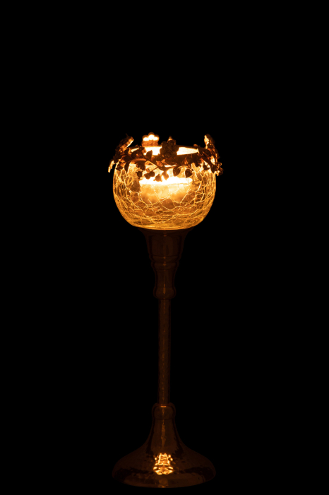 Suport lumânare, Viane Metal/Sticla M [3]