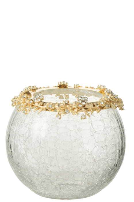 Suport lumânare, Volve Metal/Sticla L [1]