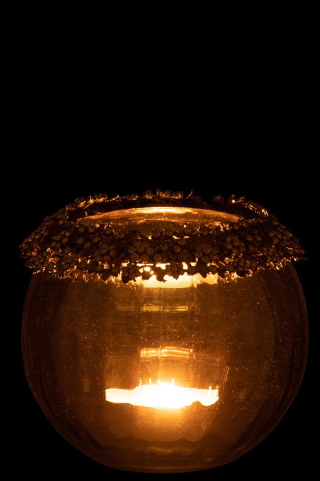 Suport lumânare, Volve Metal/Sticla L [3]