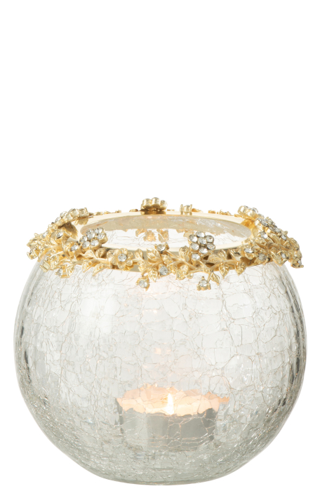 Suport lumânare, Volve Metal/Sticla L [2]