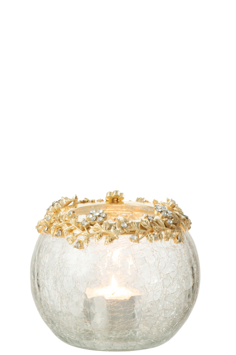 Suport lumânare, Volve Metal/Sticla M [2]