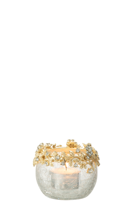 Suport lumânare, Volve Metal/Sticla S [2]