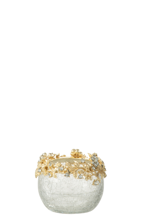 Suport lumânare, Volve Metal/Sticla S [1]