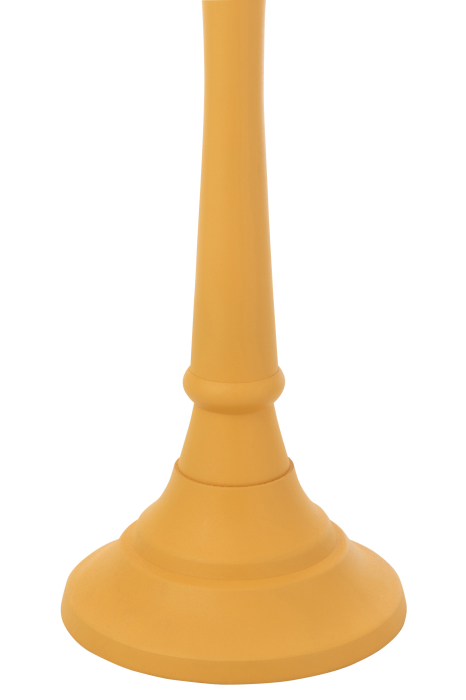 Suport lumanari, Aluminiu, Ocru, 24x24x84 [2]