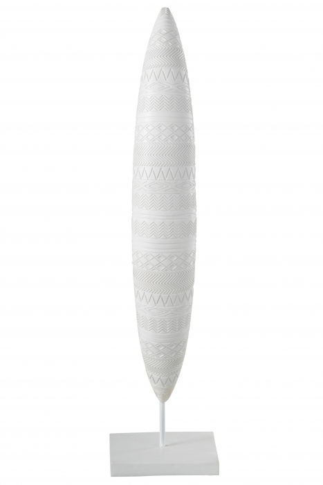 Suport lumanari, Compozit, Alb , 16.5×14.2×60 cm Jolipa