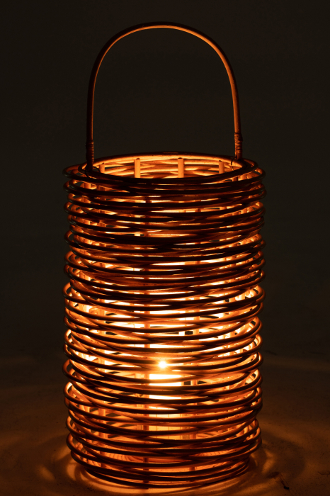 Suport lumanari, Fibre naturale, , 37x37x86 [3]