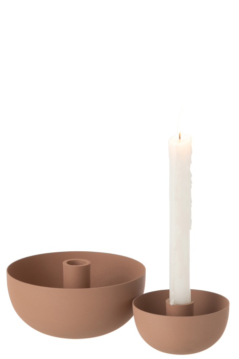 Suport lumanari, Metal , Roz, 15.5x15.5x7.5 [5]