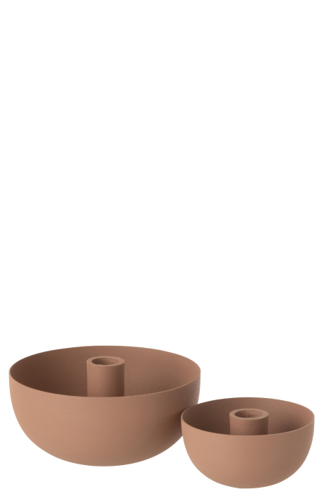 Suport lumanari, Metal , Roz, 15.5x15.5x7.5 [4]